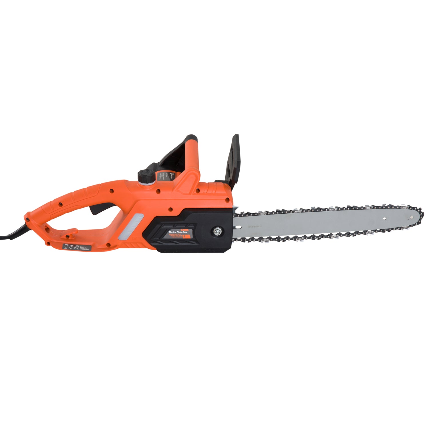 DURHAND Electric Chainsaw, 2000 W, 40 cm Blade, Corded Aluminium-Orang ...