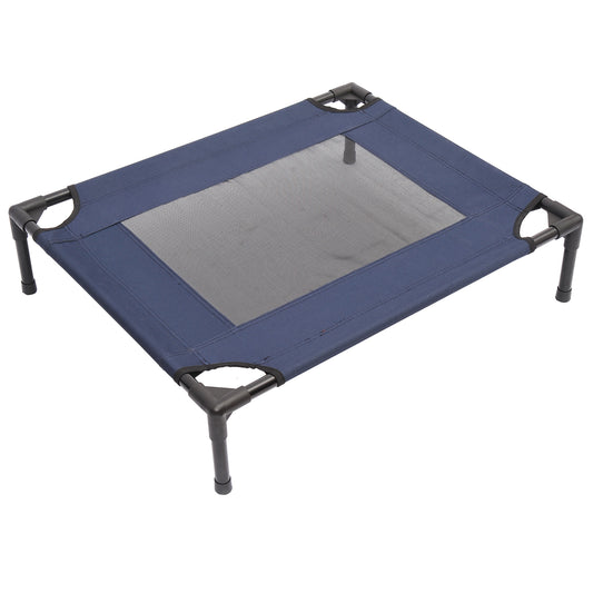 Pawhut Portable Pets Elevated Raised Cot Bed-Blue
