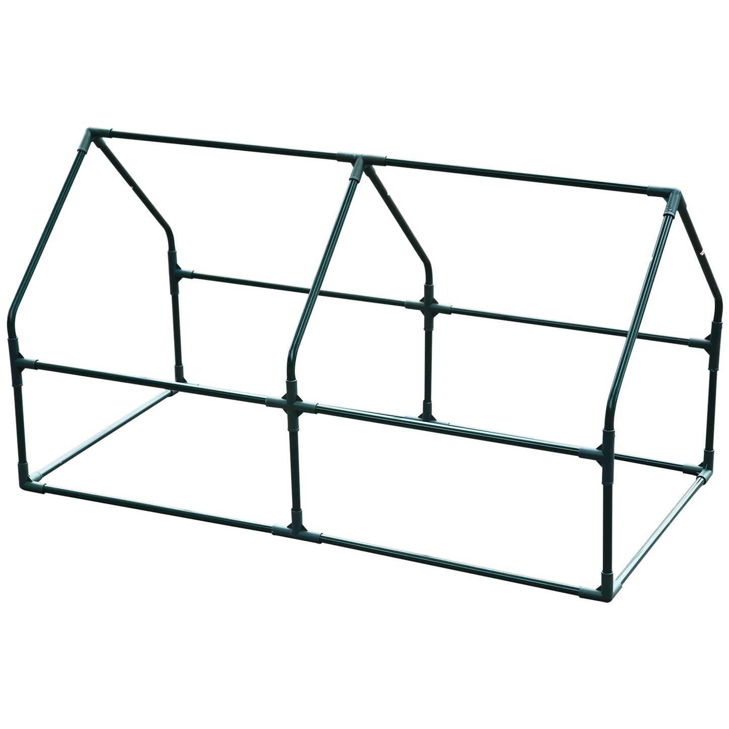 Outsunny Greenhouse W/ 2 Windows, 120Lx60Wx60H cm, Steel Frame-Green