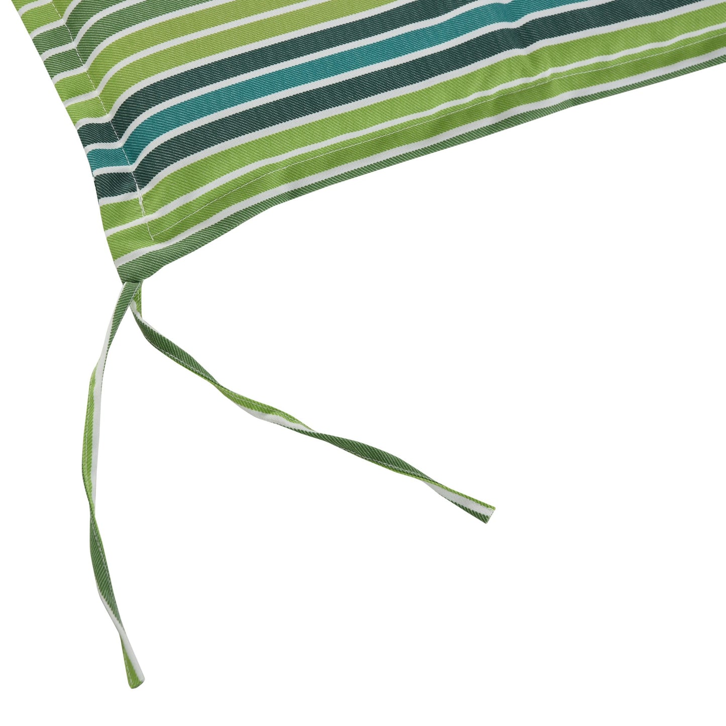 Outsunny Polyester Set Of 2 Swing Chair Cushion Green Stripes