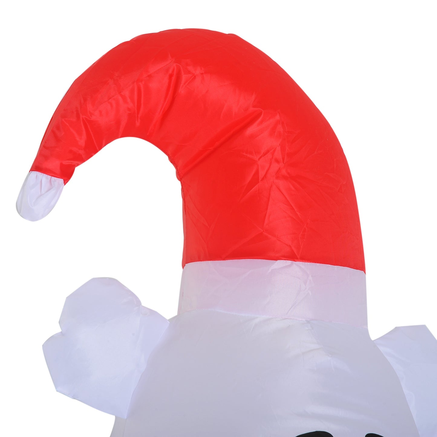 HOMCOM 6ft Inflatable Bear Decoration W/LED Lights, Polyester-Multicolour