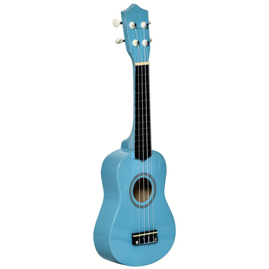 HOMCOM 21" Beginners Basswood Ukulele Blue