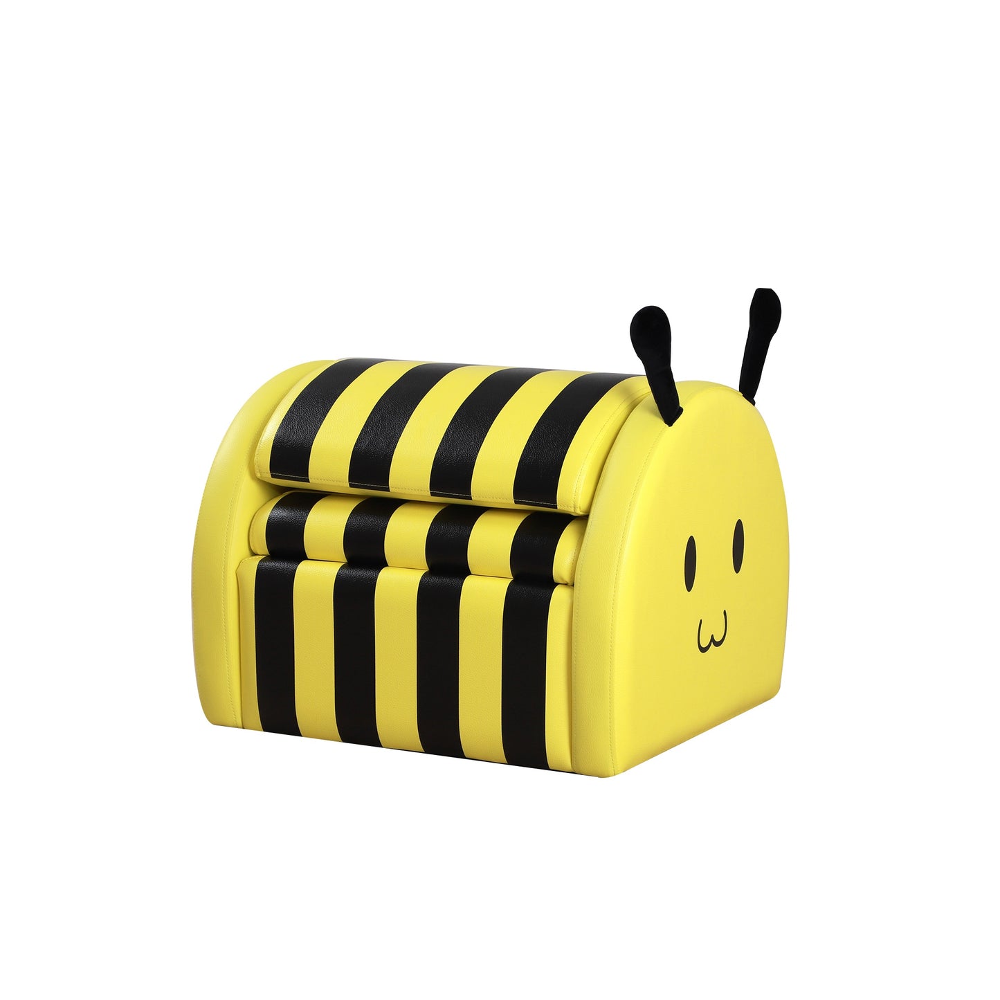 HOMCOM Kids PVC Upholstered Bumble Bee Armchair Yellow/Black