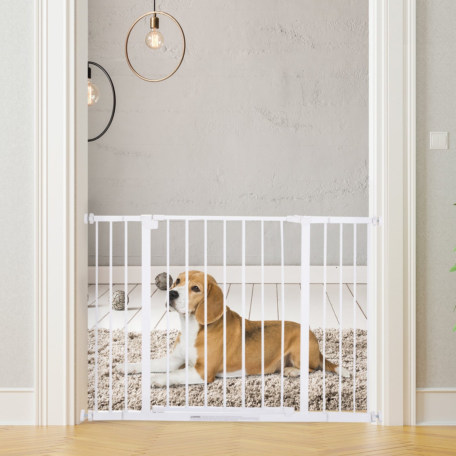 Dog safety outlet gate