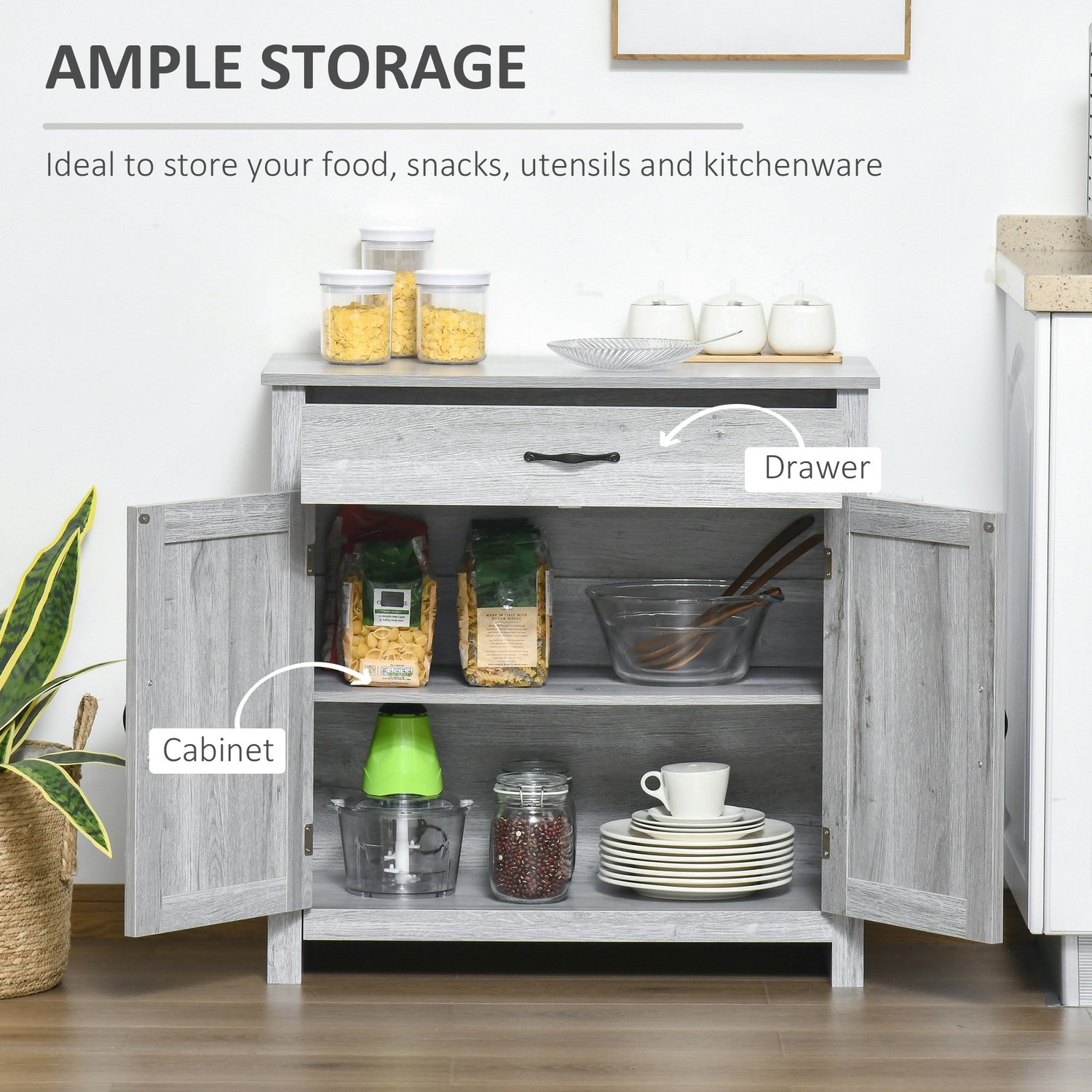 Farmhouse store kitchen buffet