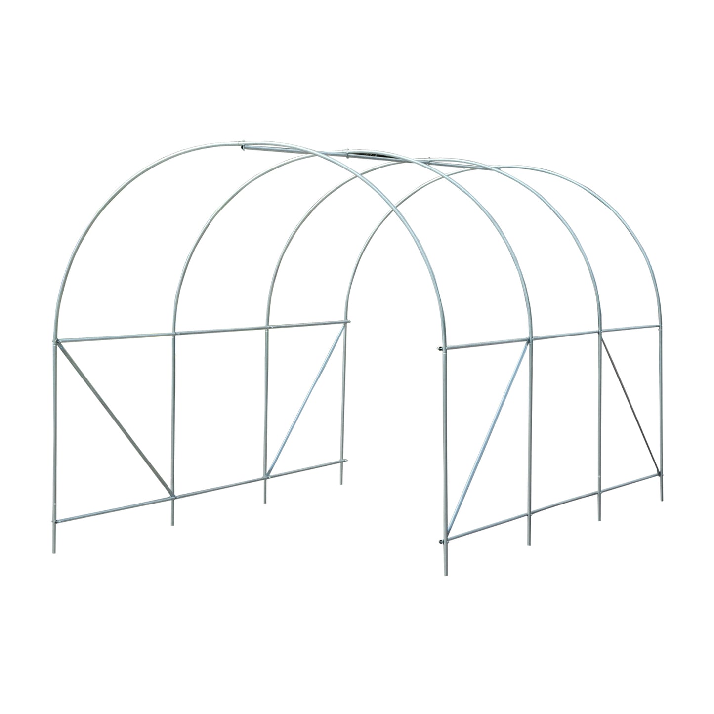 Outsunny 3.5 L x 2 W x 2H m Walk-in Greenhouse-White