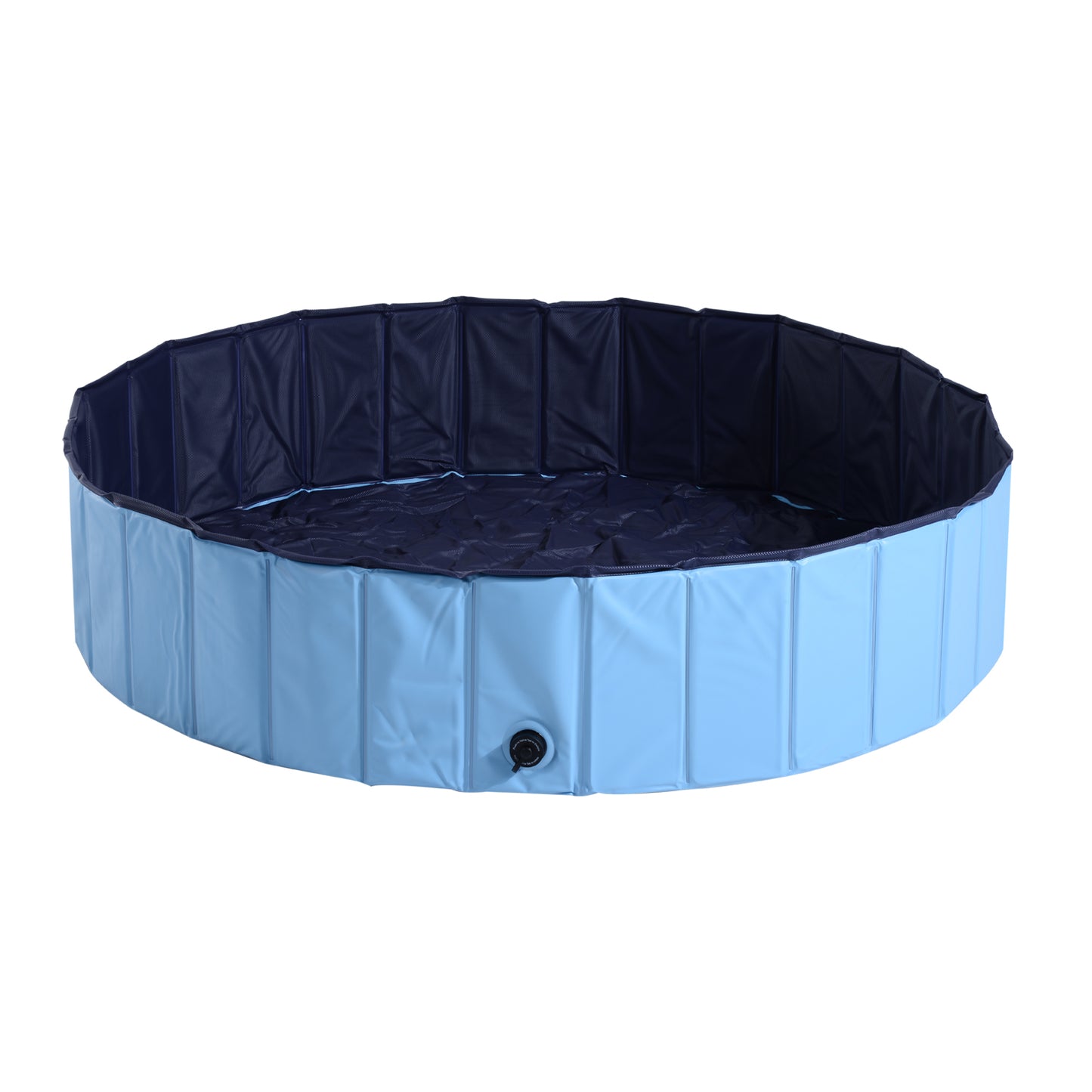 Pawhut Φ140 x 30H cm Pet Swimming Pool-Blue