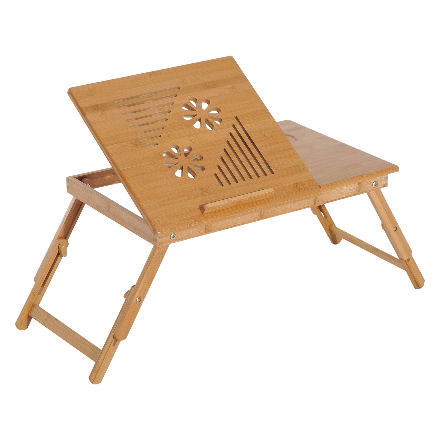 Bamboo laptop table deals kmart