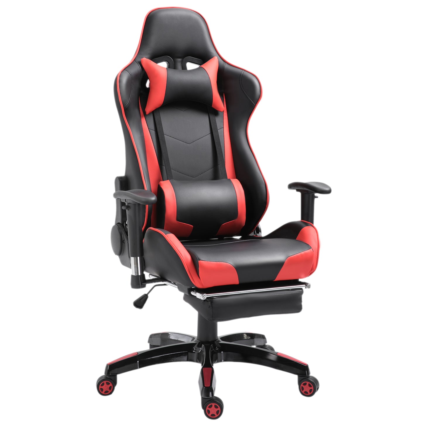 HOMCOM Gaming Executive Office Chair, PU Leather-Red