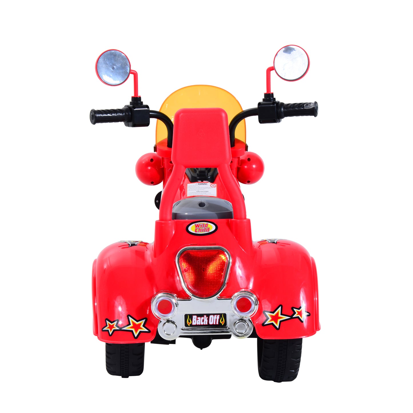 HOMCOM Kids Ride On Kids Electric Motorcycle, 6V-Red