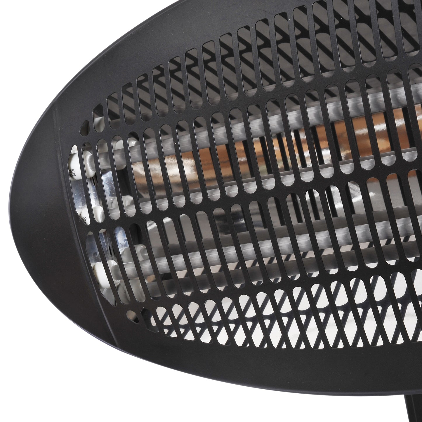 Outsunny Wall Mount Electric Infrared Patio Heater, 220V-240V-Black