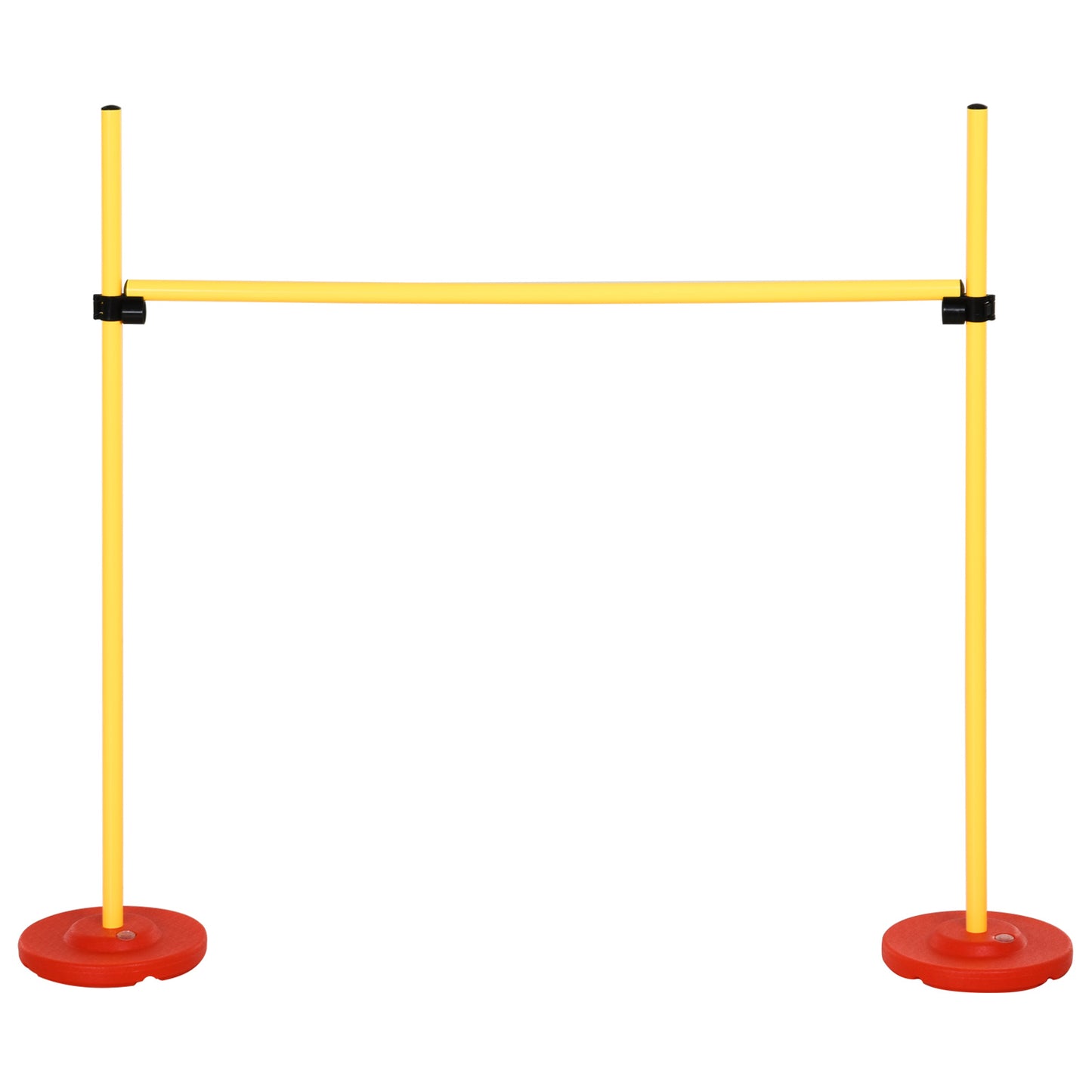 PawHut Dogs Plastic 3-Course Agility Set Yellow