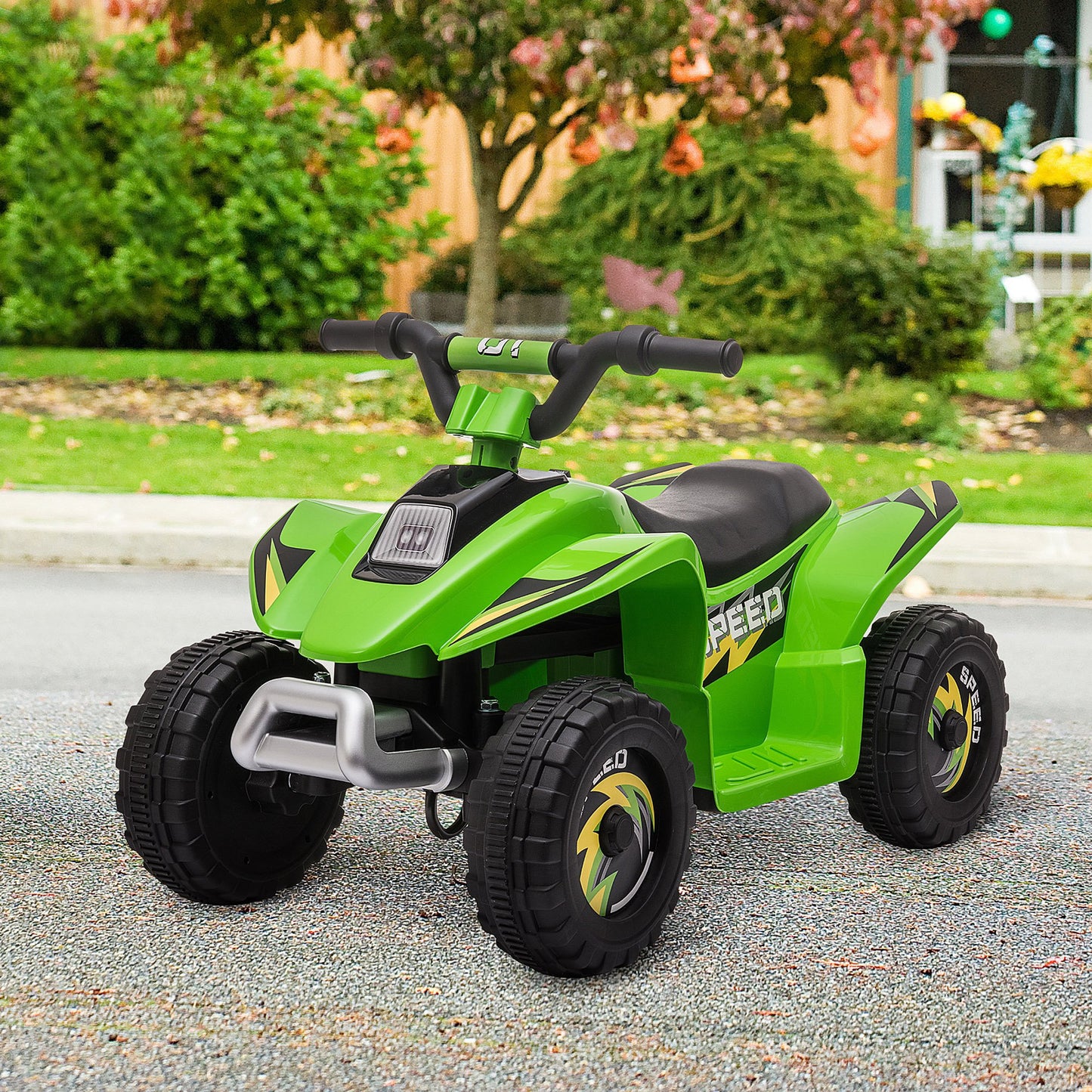 HOMCOM 6V Kids Electric Ride on Car Forward Reverse Functions for 3-5 Years Old Green