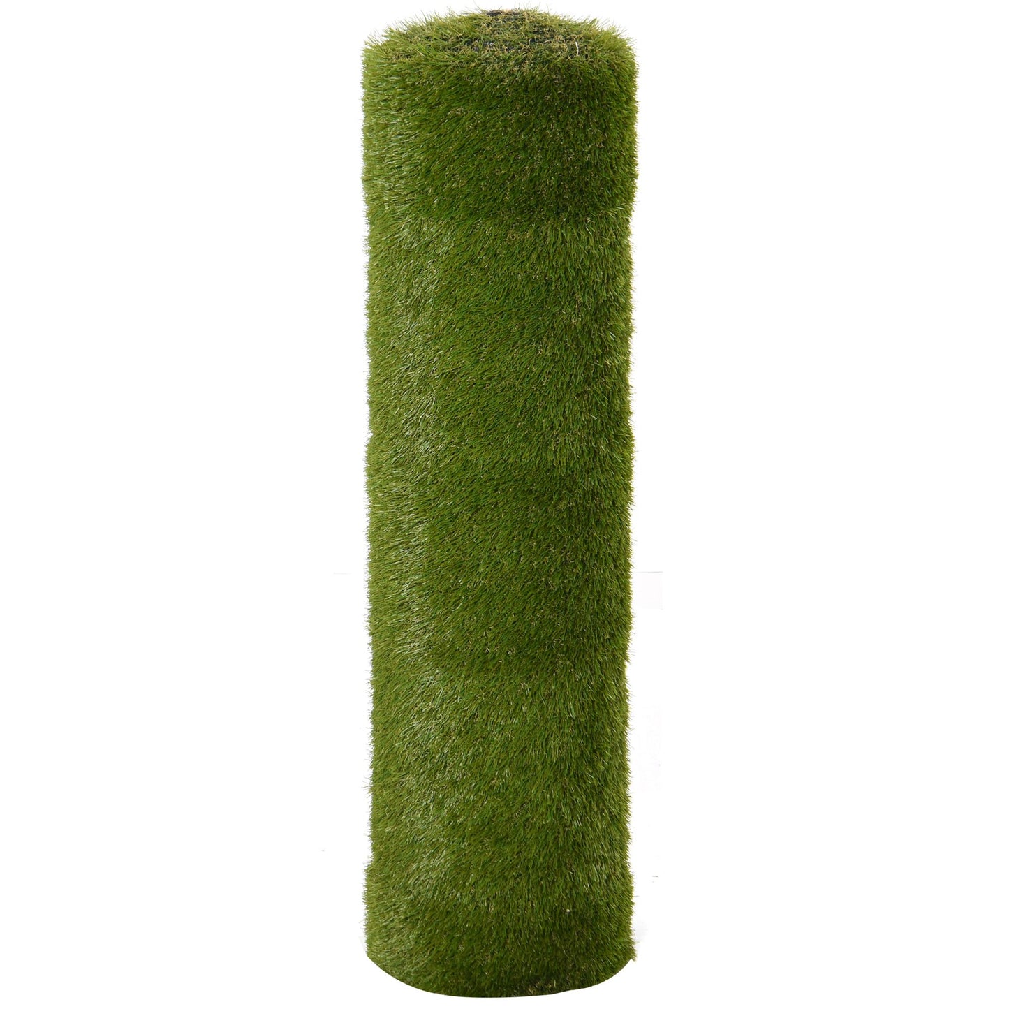 Outsunny 4 x 1m Artificial Grass Turf with 30mm Pile Height Non-toxic Drainage Holes