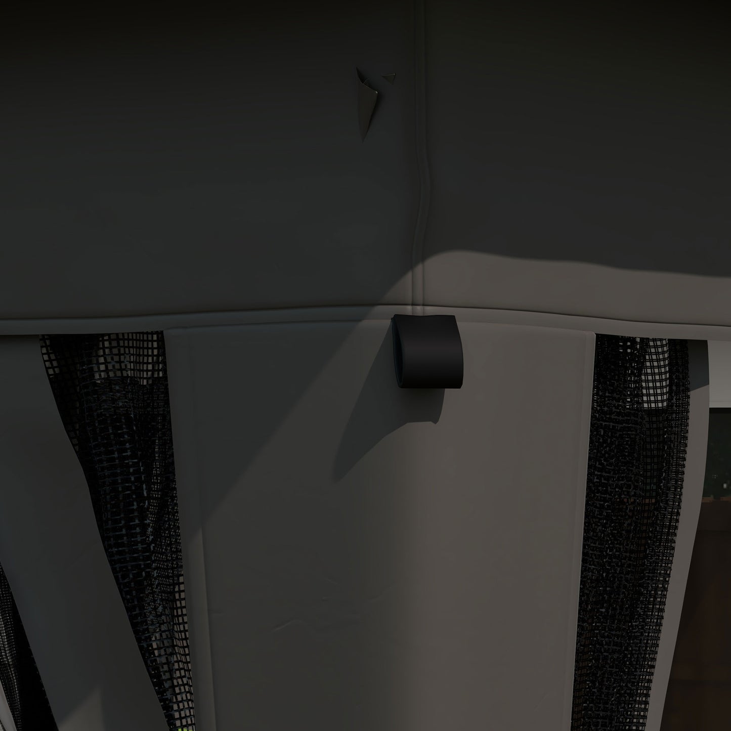 Outsunny 3 x 3(m) Pop Up Gazebo with Mosquito Netting, 1 Person Easy up Marquee Party Tent with 1-Button Push, Double Roof, Carry Bag, Sandbags, Height Adjustable Instant Shelter, Grey