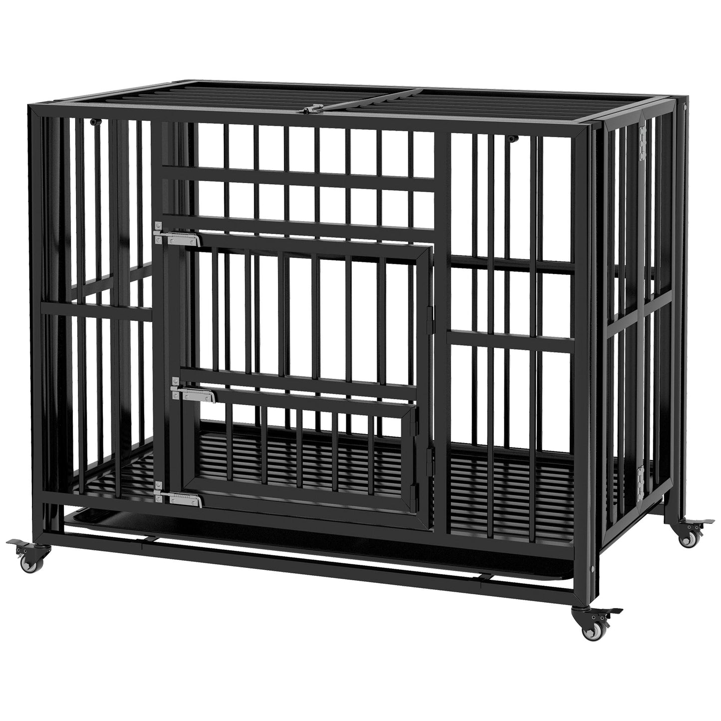 Foldable shop dog cage