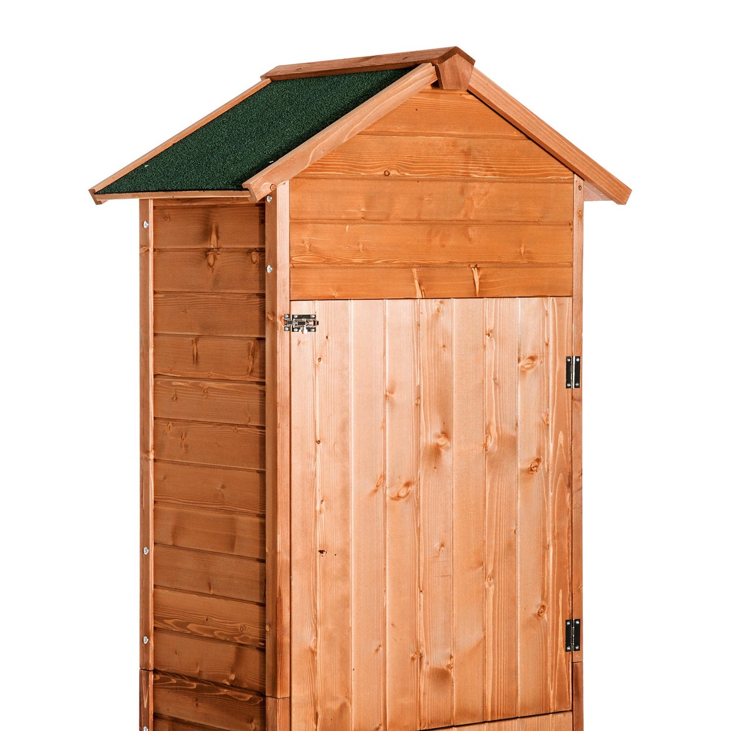 Outsunny 1.6 x 6.2ft Wooden Shed Timber Garden Storage Shed Outdoor Sheds