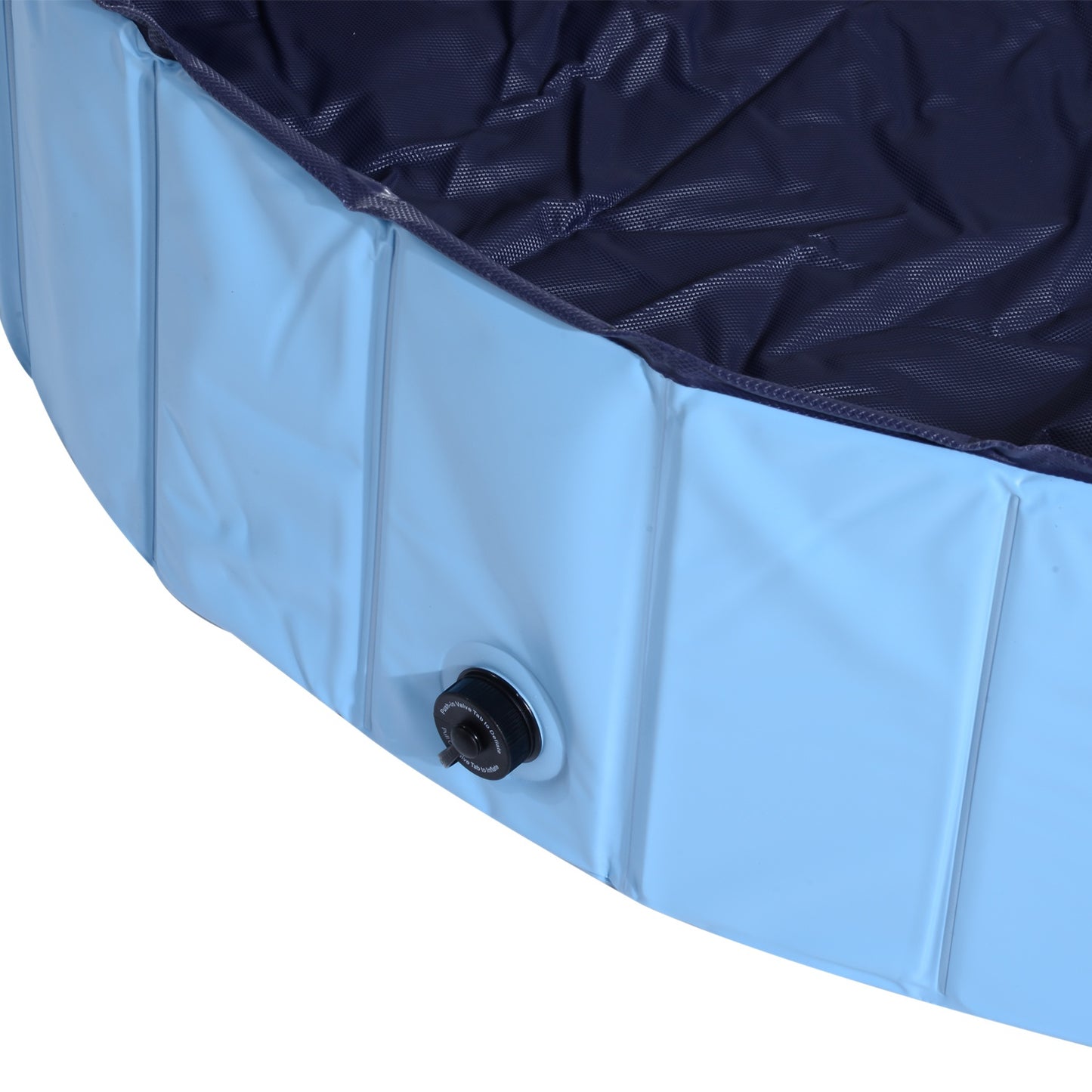 Pawhut Φ140 x 30H cm Pet Swimming Pool-Blue