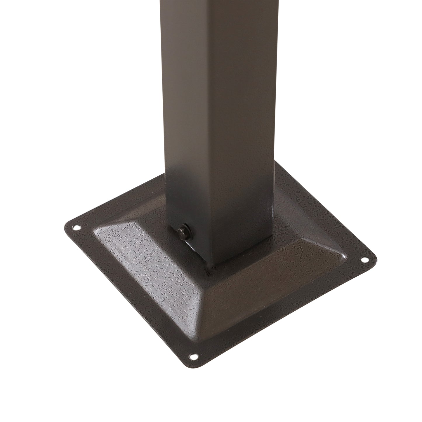 Outsunny Steel Pergola, 350Lx350Wx230H cm, Steel, Polyester-Black Frame/Beige
