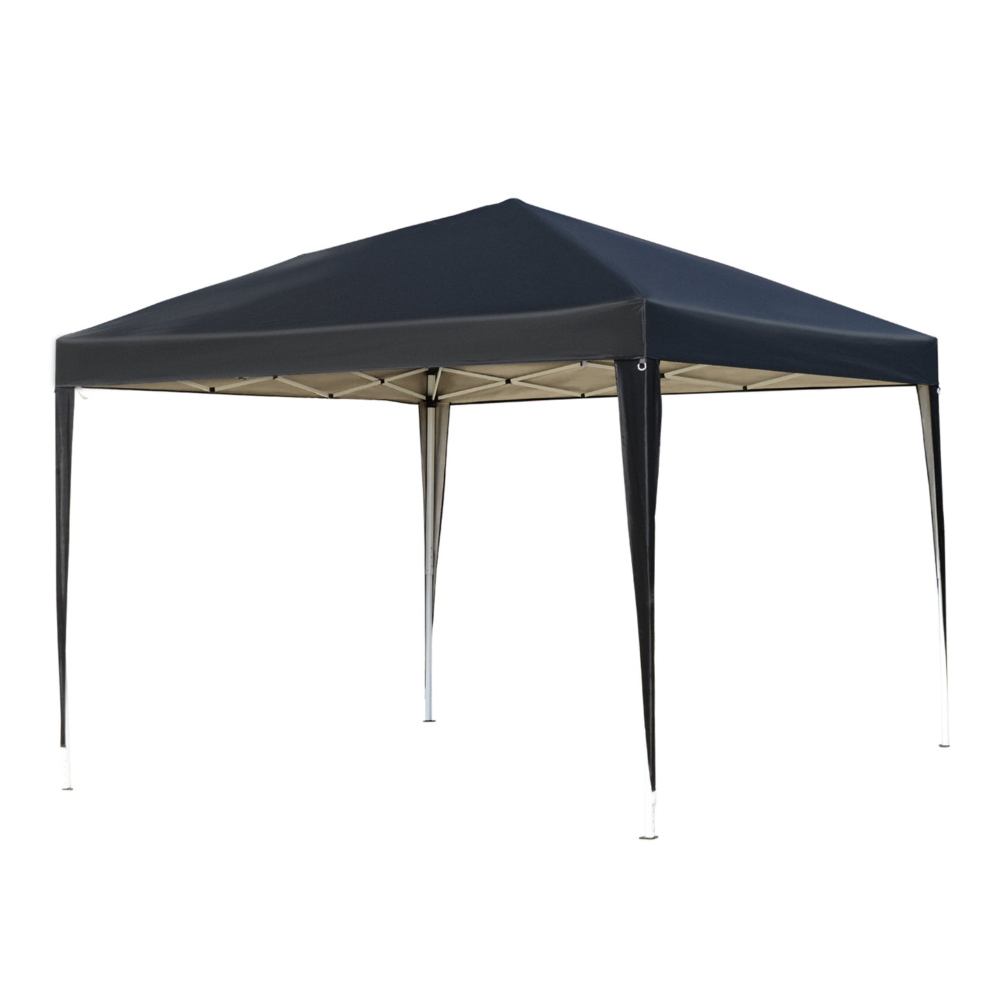 Outsunny 3 x 3 meter Garden Heavy Duty Pop Up Gazebo Marquee Party Tent Folding Wedding Canopy-Black