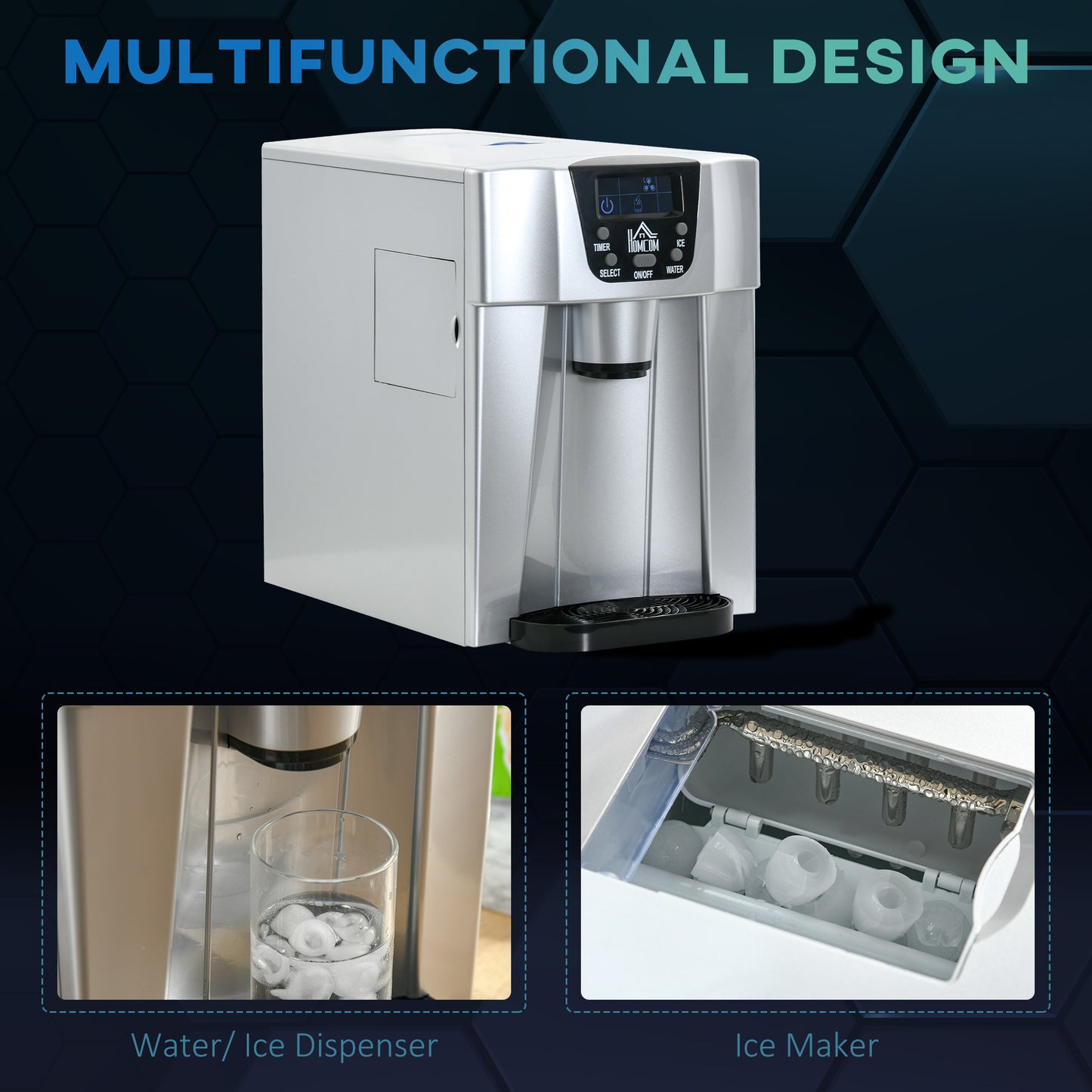Silonn Ice Maker Coutertop Machine - Portable Ice Cube Silonn Ice Maker Coutertop Machine - Portable Ice Cube