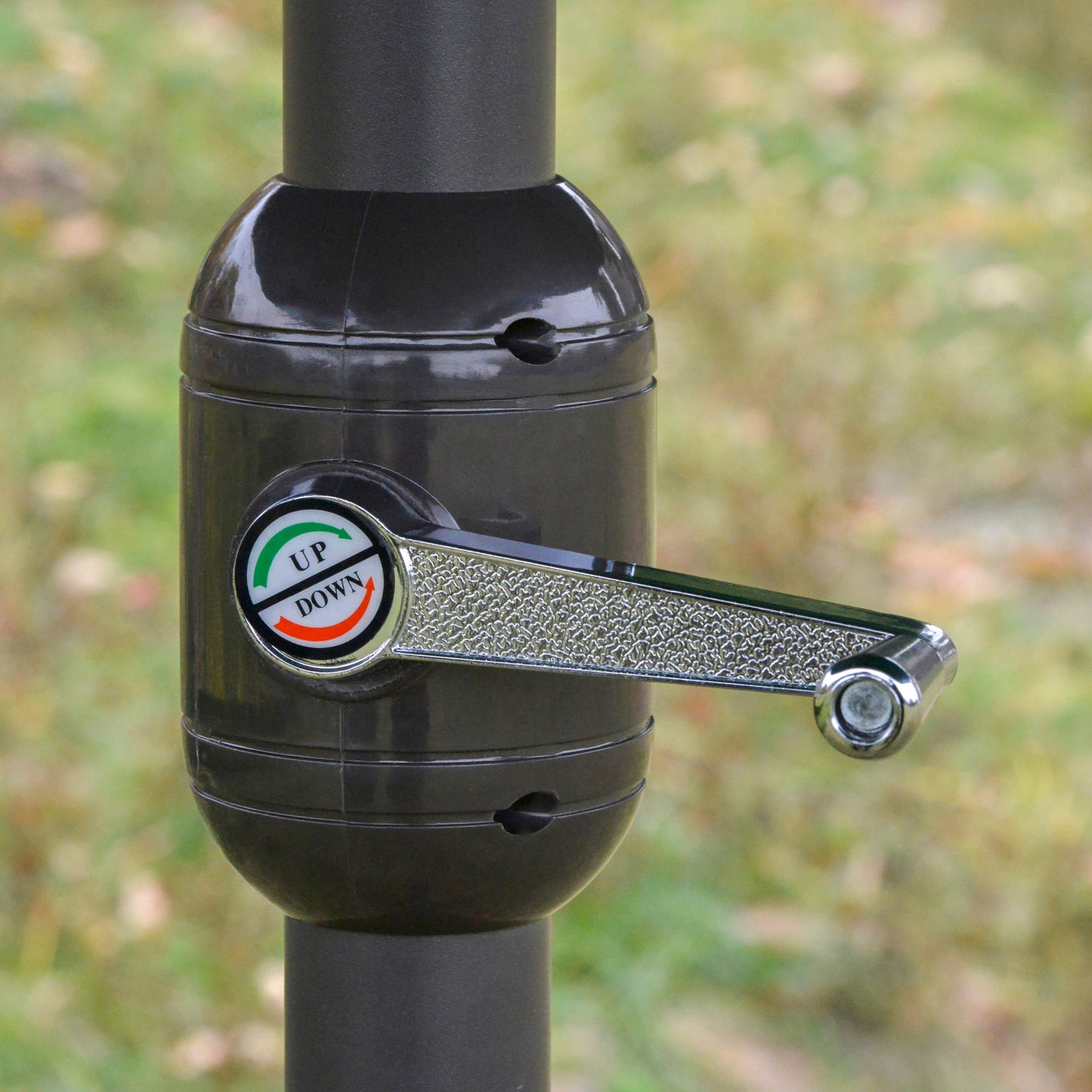 Outsunny 4.6m Garden Parasol Double-Sided Sun Umbrella Patio Market Shelter Canopy Shade Outdoor Off White Double-side