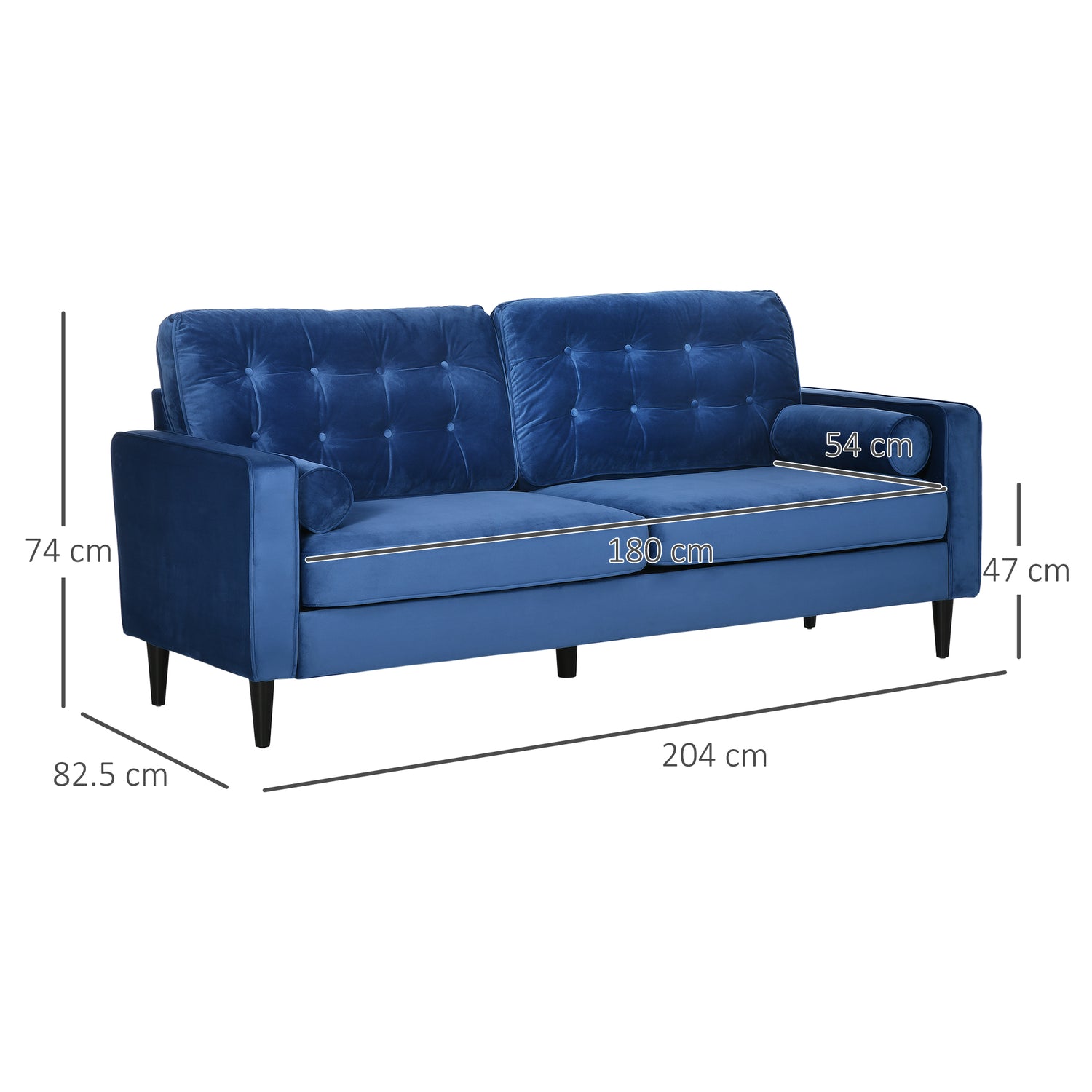 Us pride furniture on sale 3 seater sofa