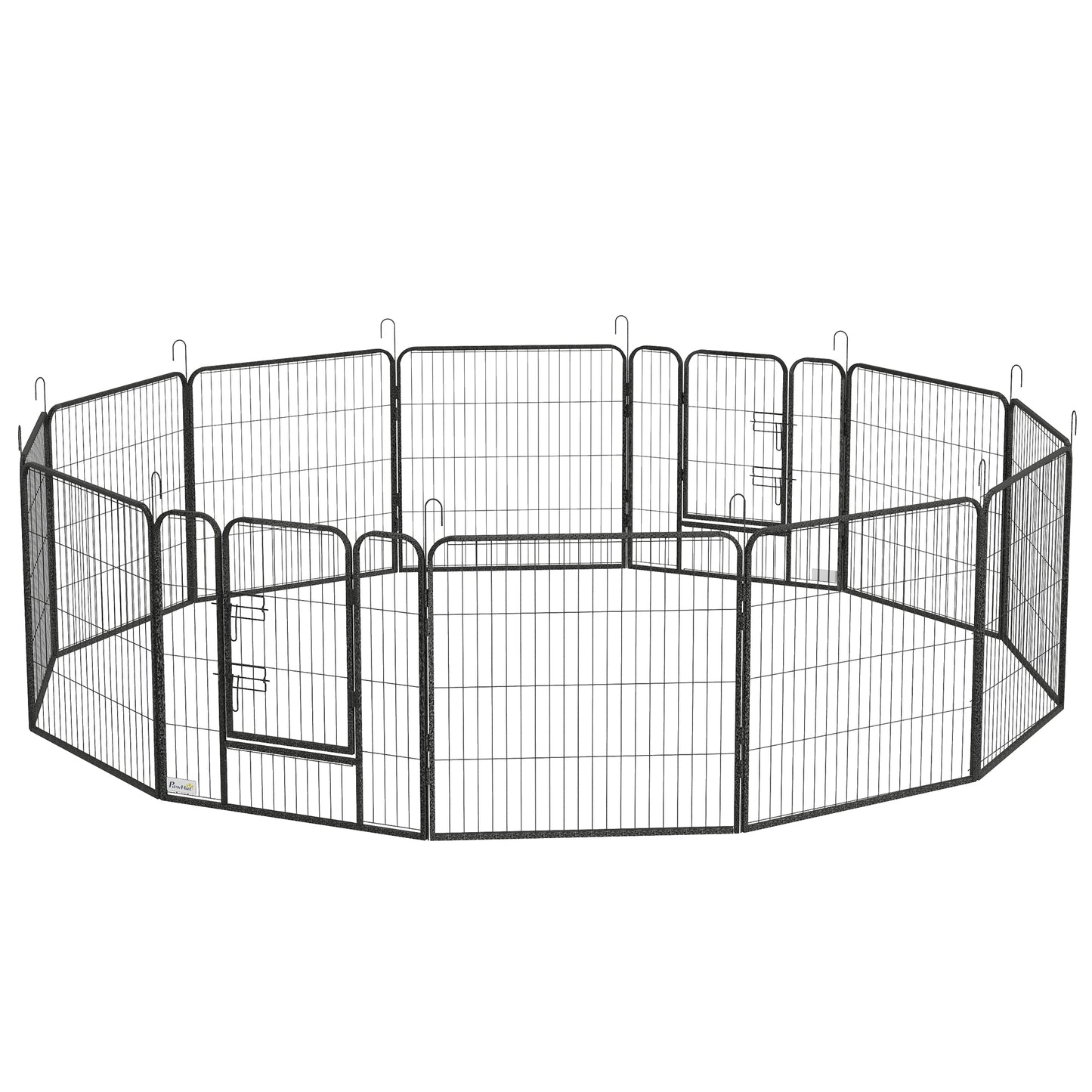 PawHut Steel Puppy Play Pen for Small Medium Dogs