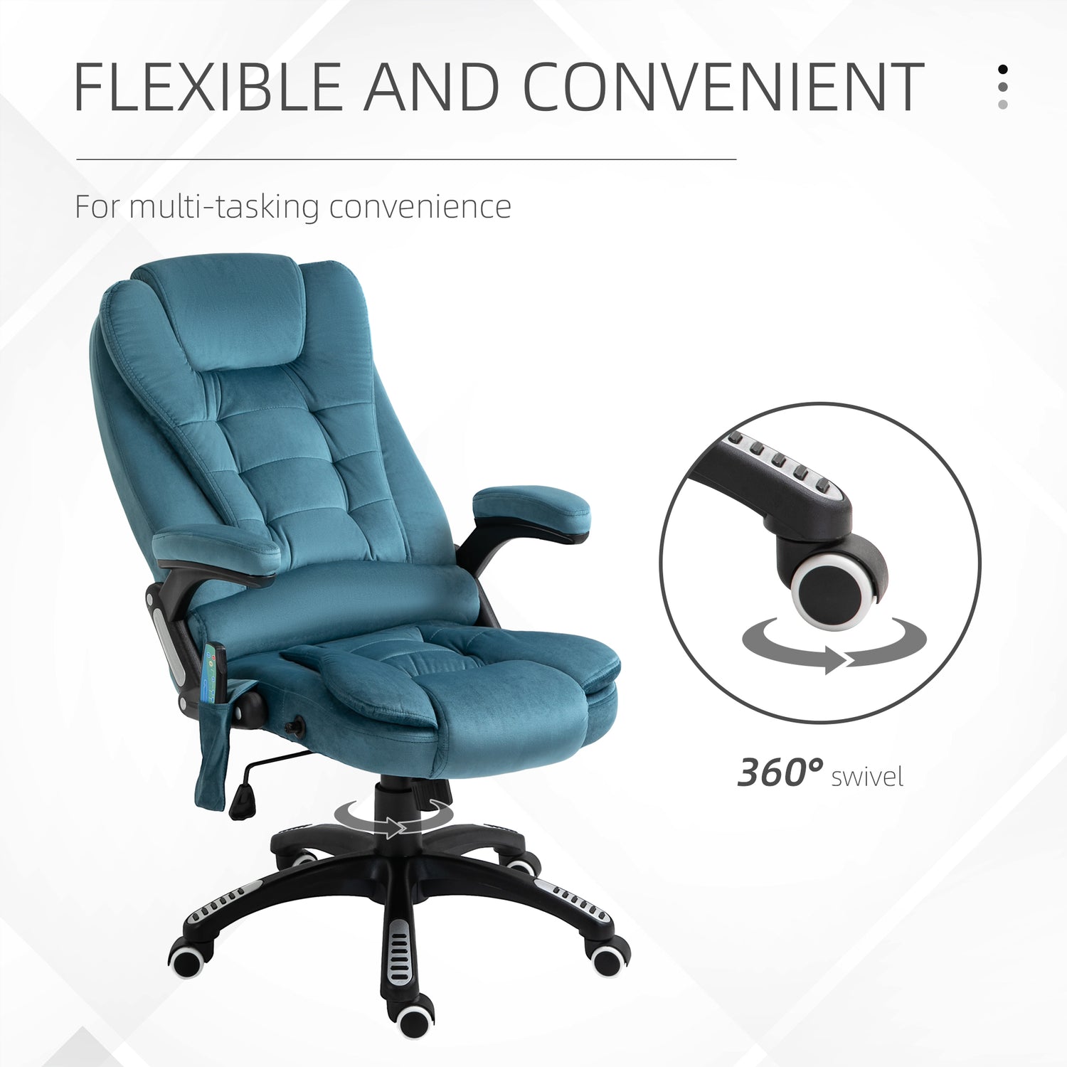 Vinsetto Massage Recliner Chair Heated Office Chair with Six Massage P mhstar.co.uk Vinsetto Massage Recliner Chair Heated Office Chair with Six Massage P mhstar.co.uk
