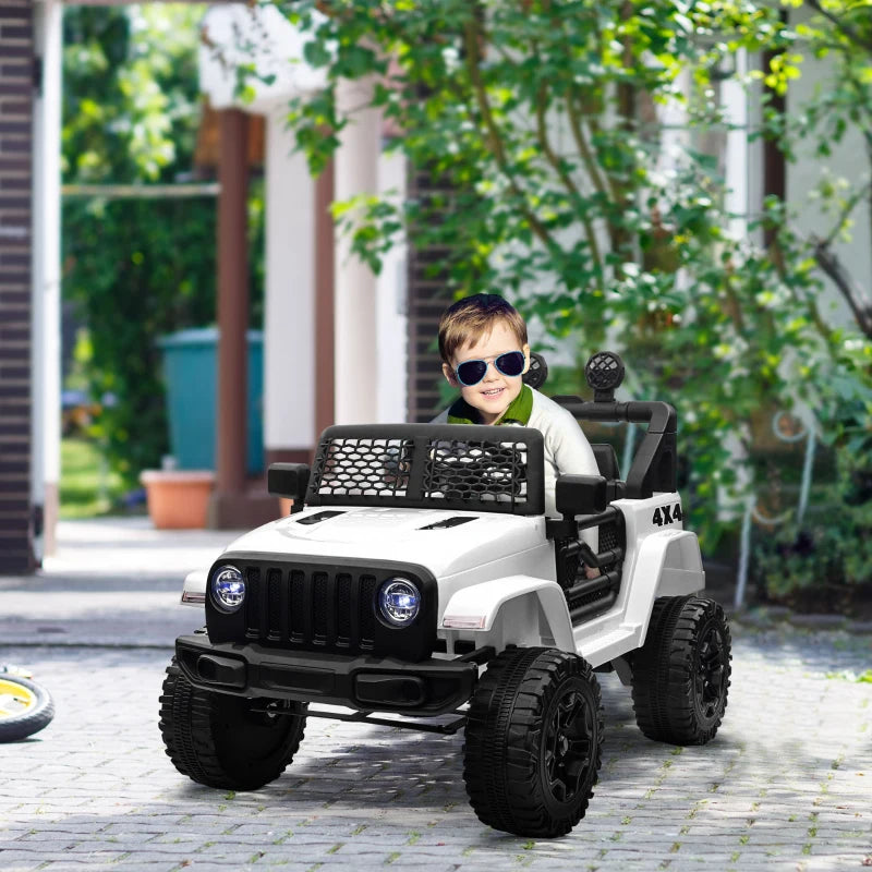 HOMCOM 12V Kids Electric Ride On Car Truck Toy SUV with Remote Control for 3-6 Yrs