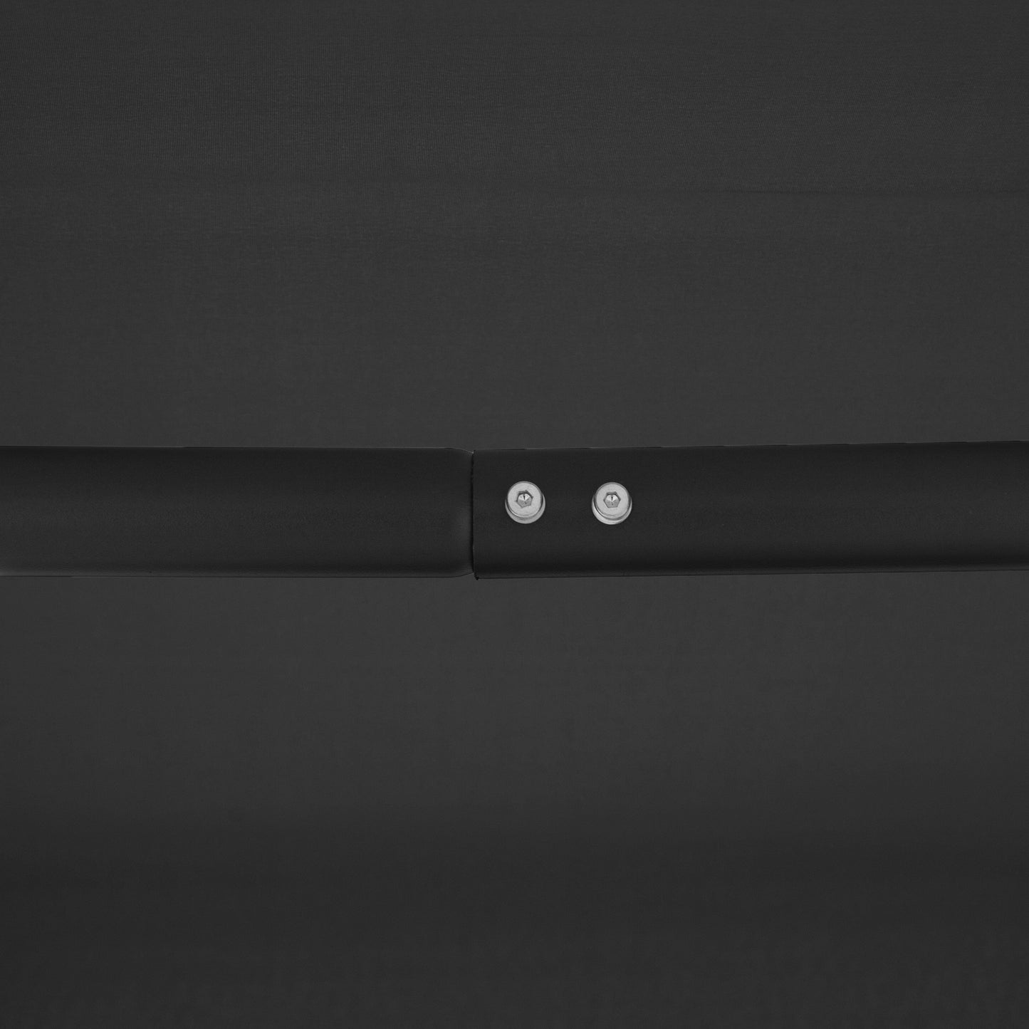 Outsunny Three-Seater Garden Swing Chair, with Canopy - Black