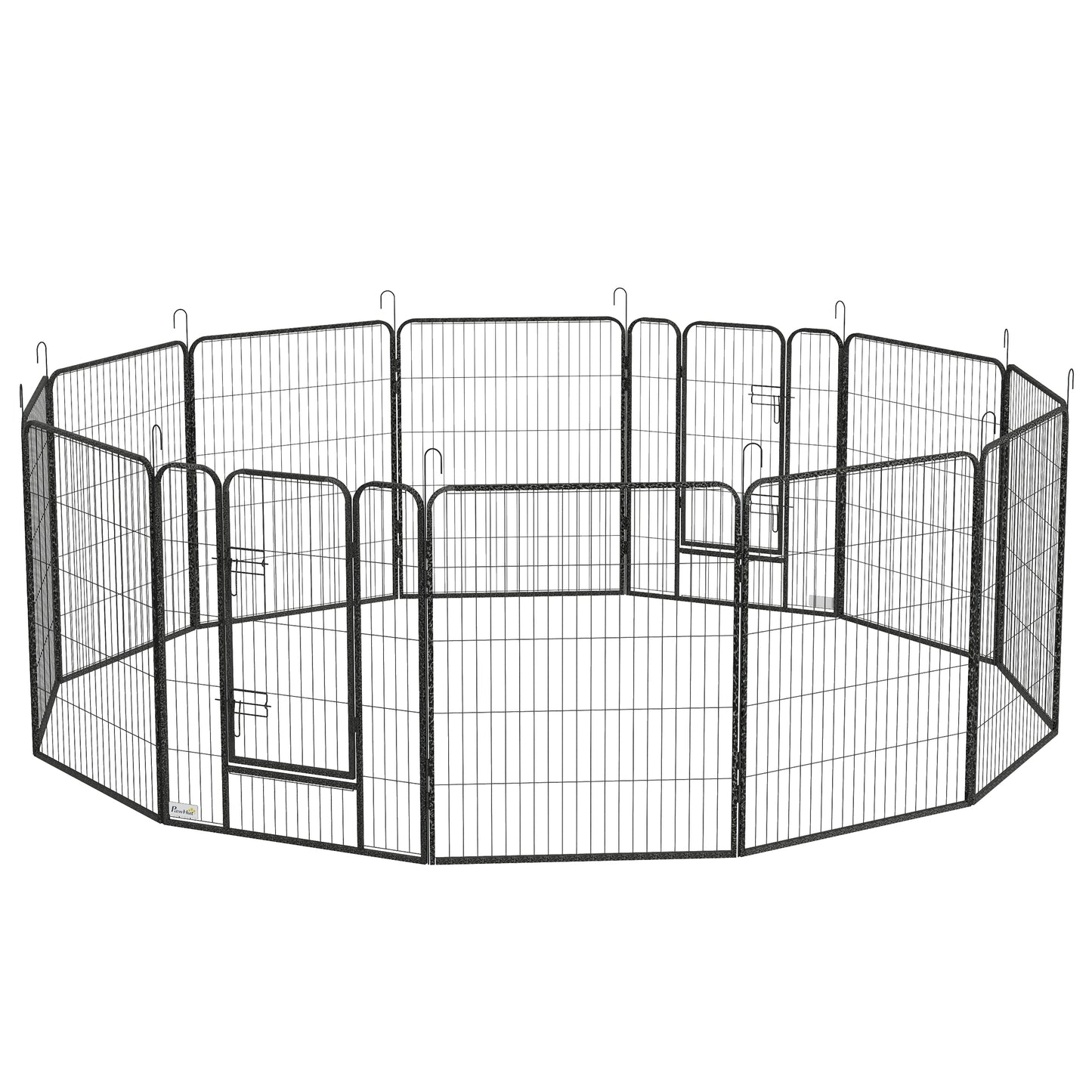 PawHut Puppy Play Pen Pet Exercise Pen Pet Playpen for Small Medium Large Dogs