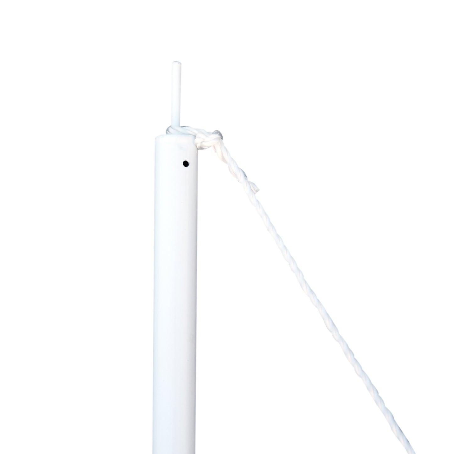 Outsunny Iron Awning Sail Shade Pole Kit White