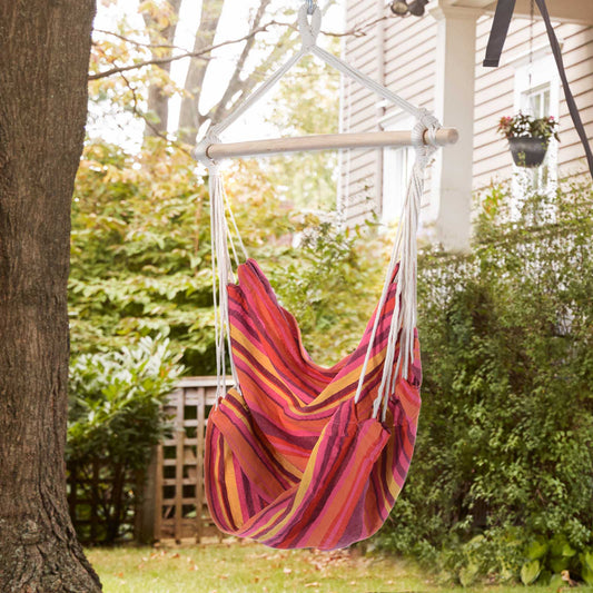 Outsunny Hammock Chair Hanging Swing Seat
