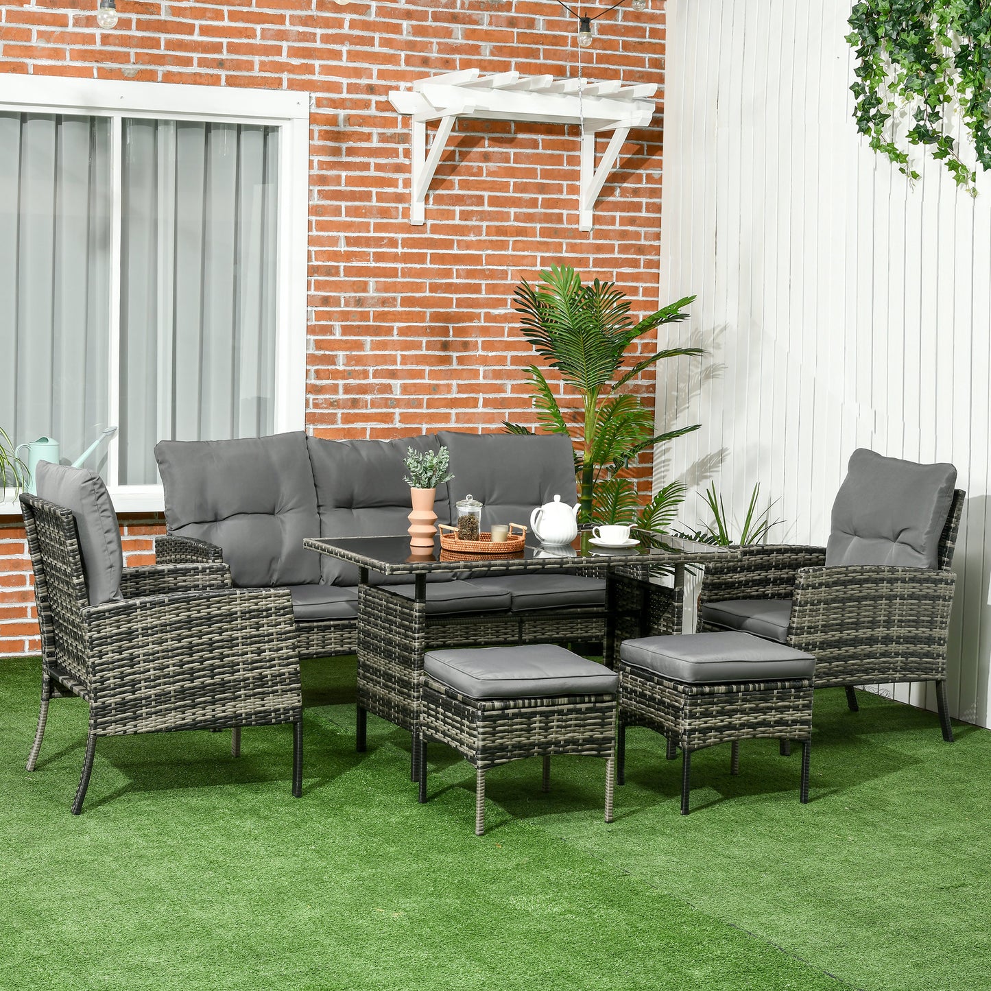 B&m Valencia Rattan Garden Furniture Rattan Corner Valencia