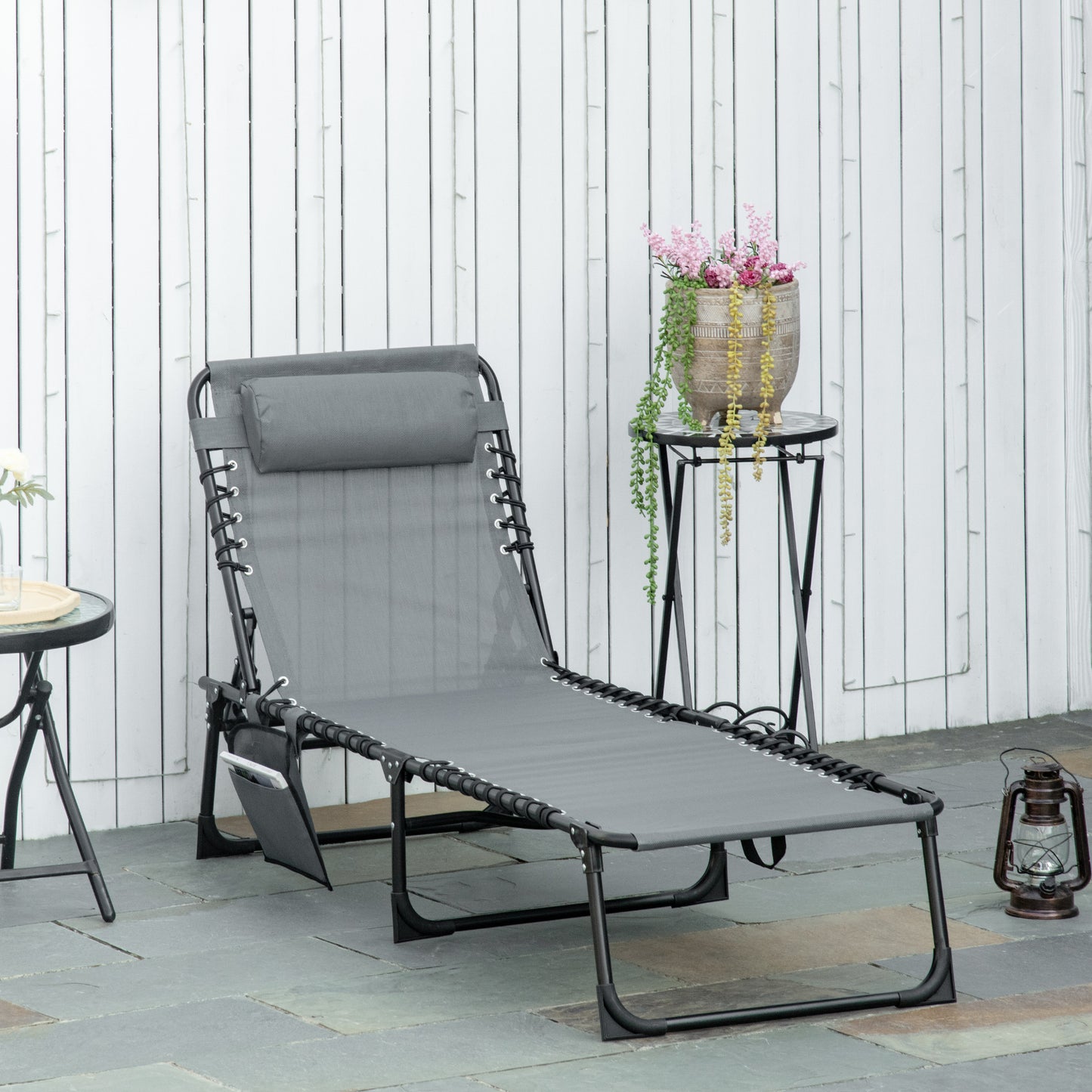 Camp bed sun online lounger