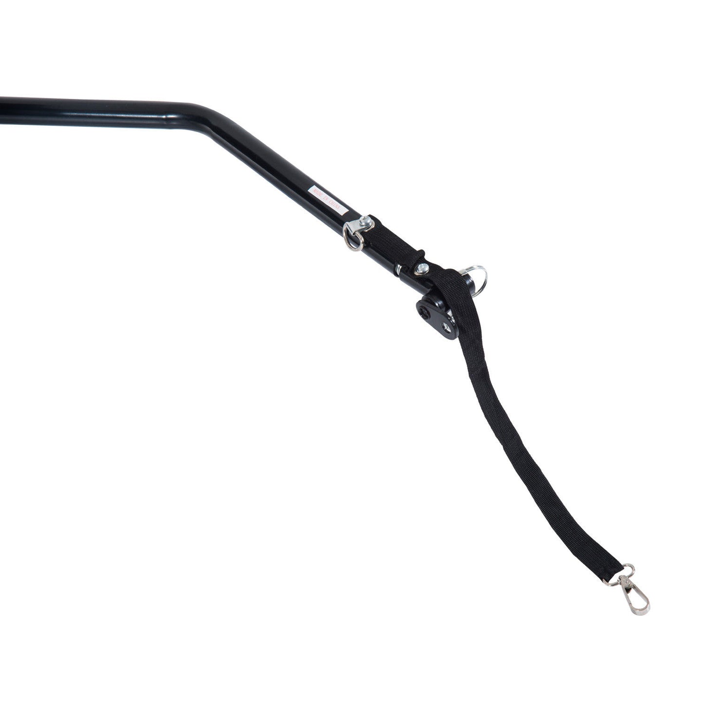 HOMCOM Bike Trailer Folding Cargo in Steel Frame Extra Bicycle Storage Carrier W/Removable Cover & Hitch-Red/Black