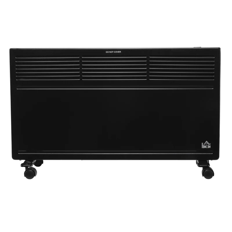 HOMCOM Convector Radiator Heater Freestanding or Wall-mounted w/ Adjustable Thermostat