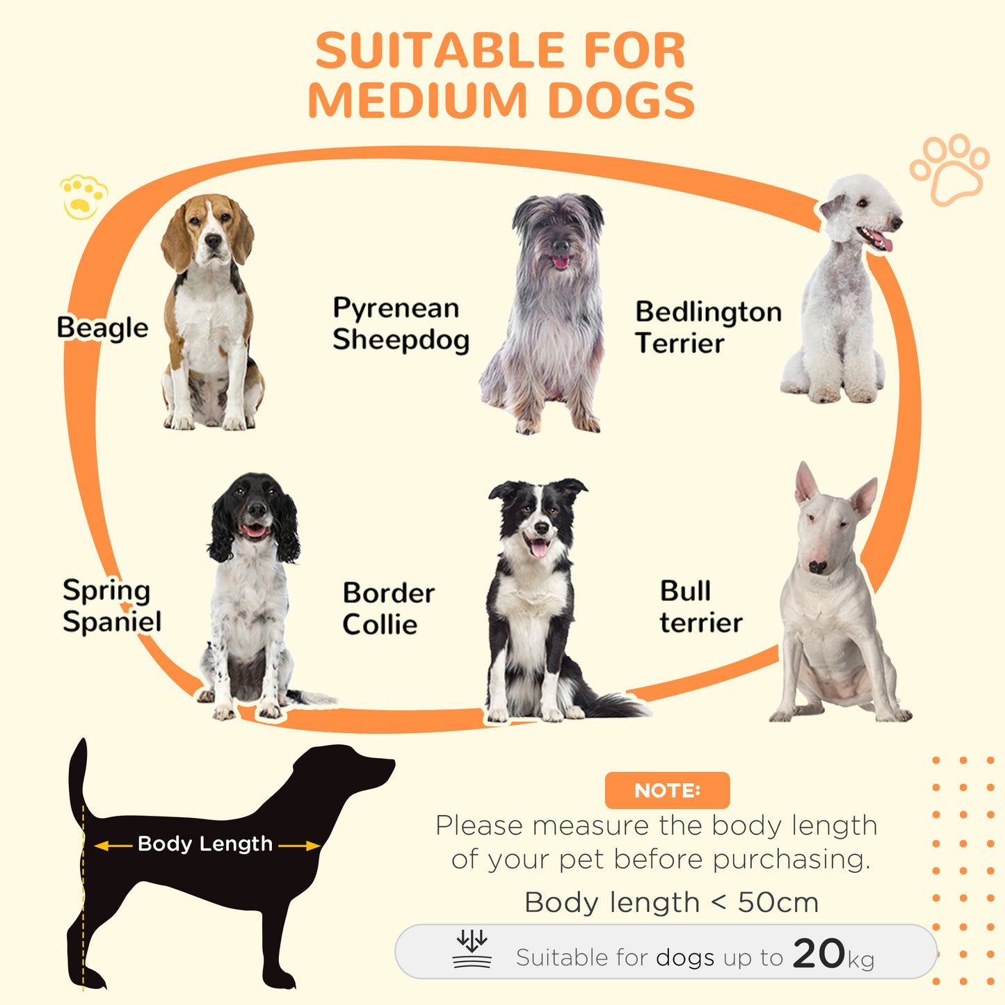 PawHut Dog Crate Furniture with Removable Cushion for Medium Dogs 80 x 54 x 57cm Brown