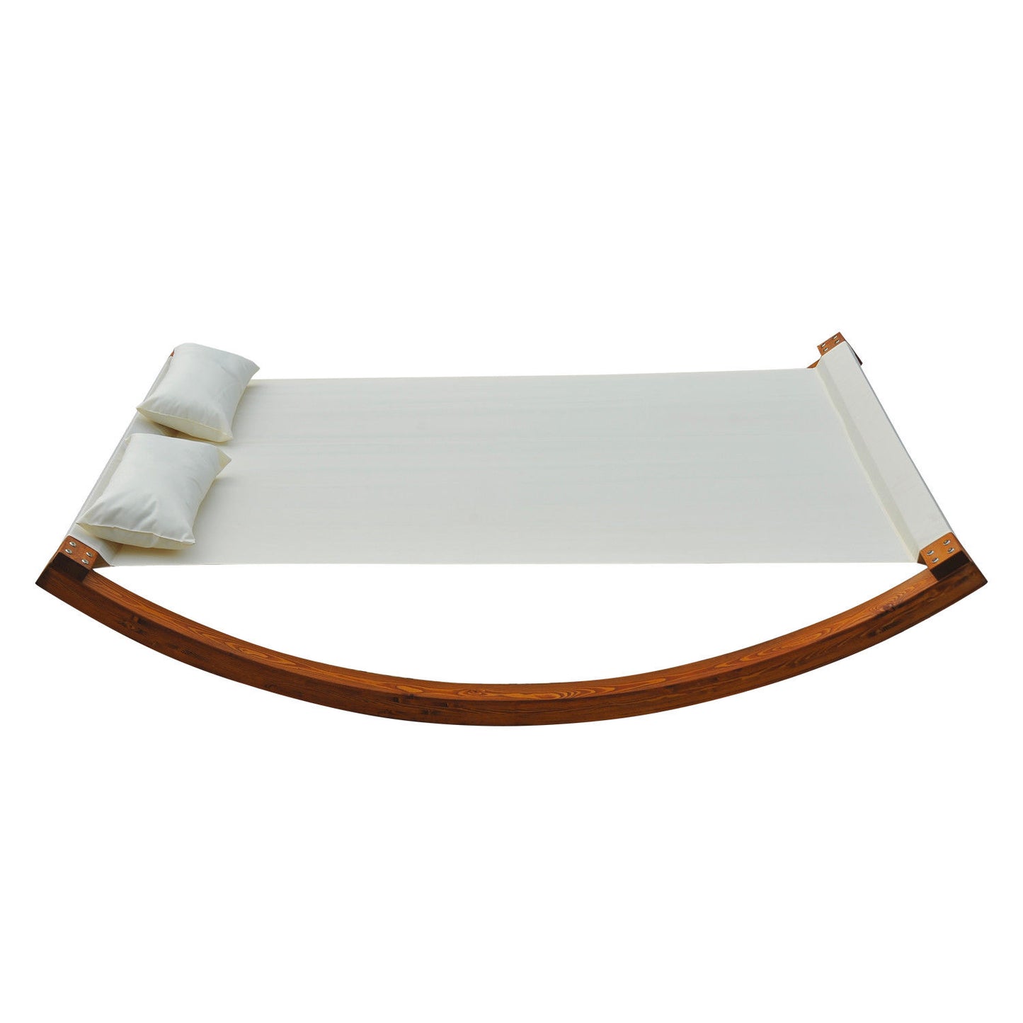 Outsunny Double Sun Lounger With Canopy White