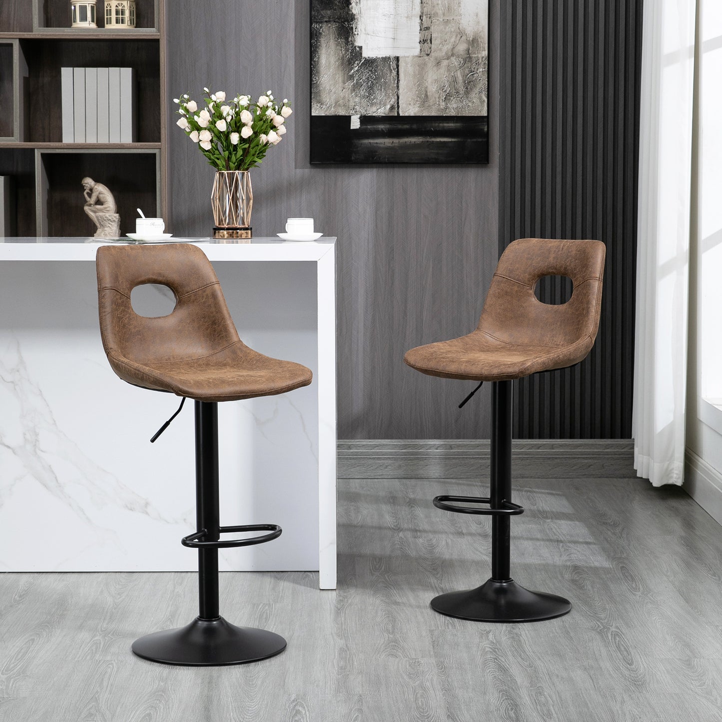 Retro kitchen stools store with backs